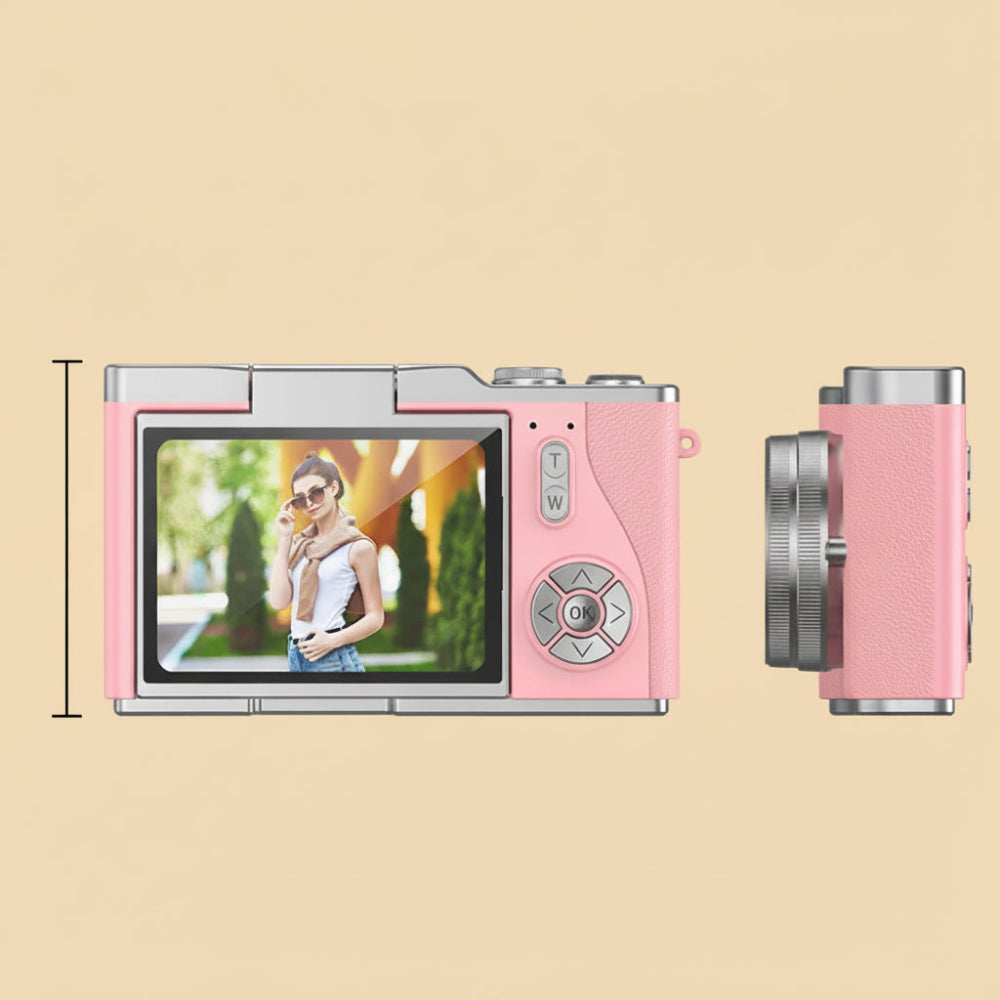 4K Digital Camera 8x Zoom 2.4 Inch Flip Screen