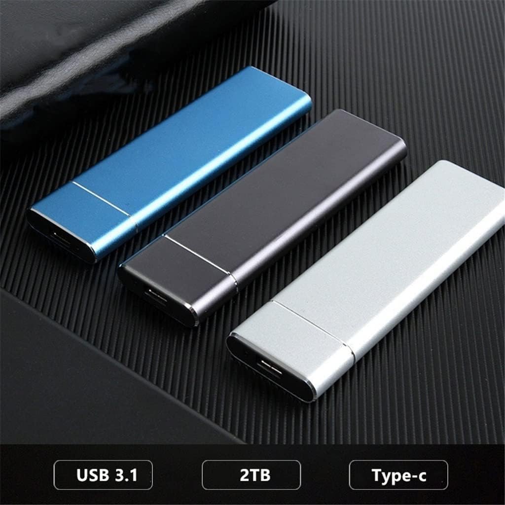 External SSD Hard Drive Aluminum Portable Fast