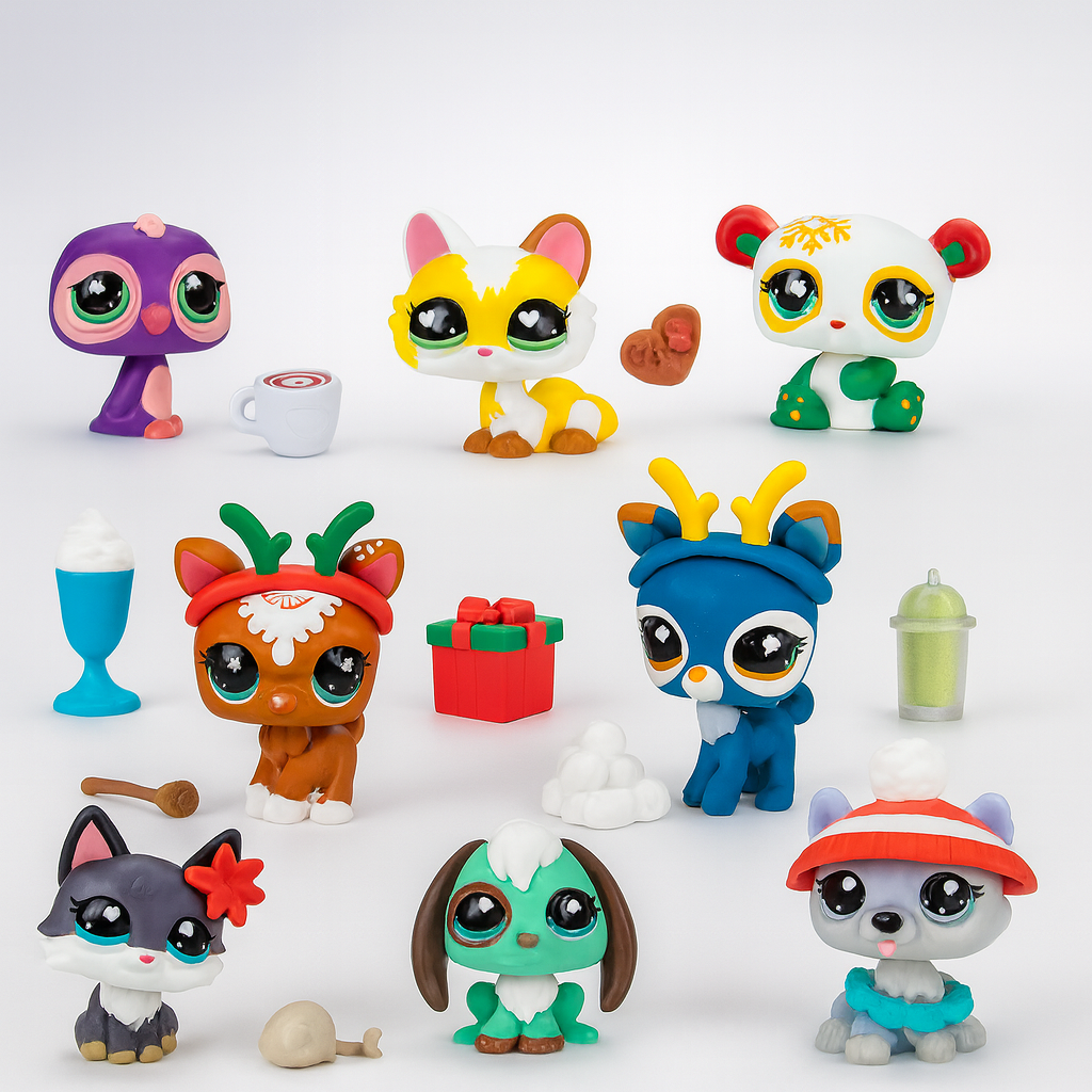 Advent calendar children's playset Christmas figures surprises