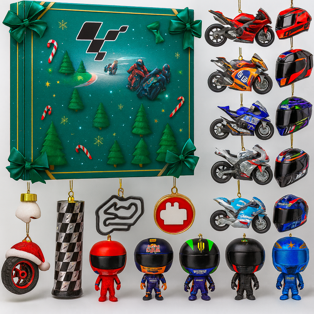 Adventskalender Motorrad Miniaturen Set Spielzeug Kollektion