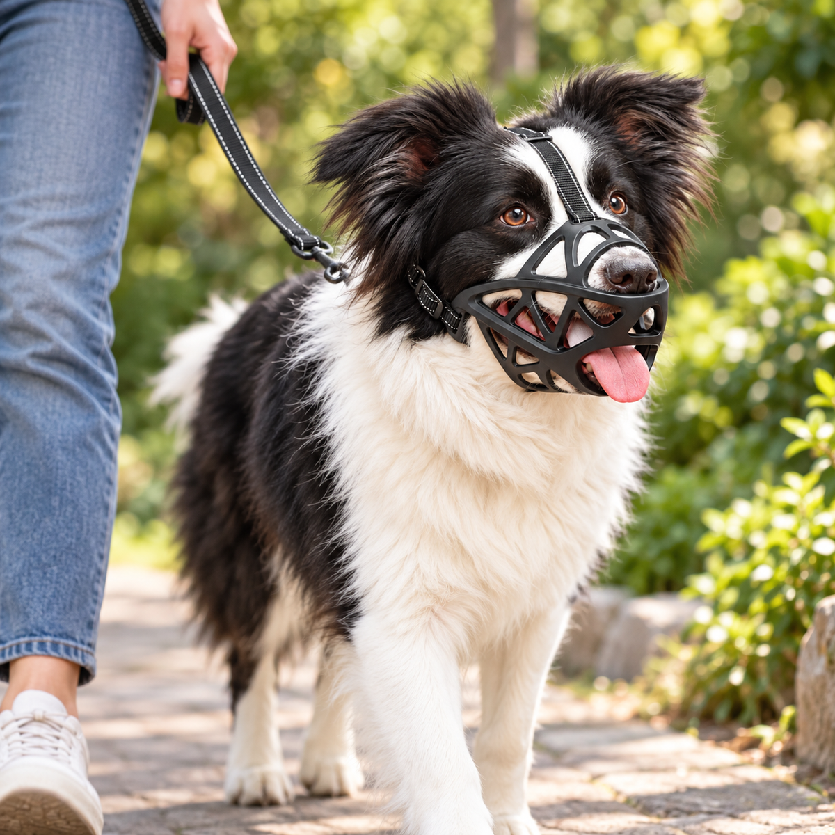 Bequemer Hundemaulkorb Atmungsaktiv Verstellbar