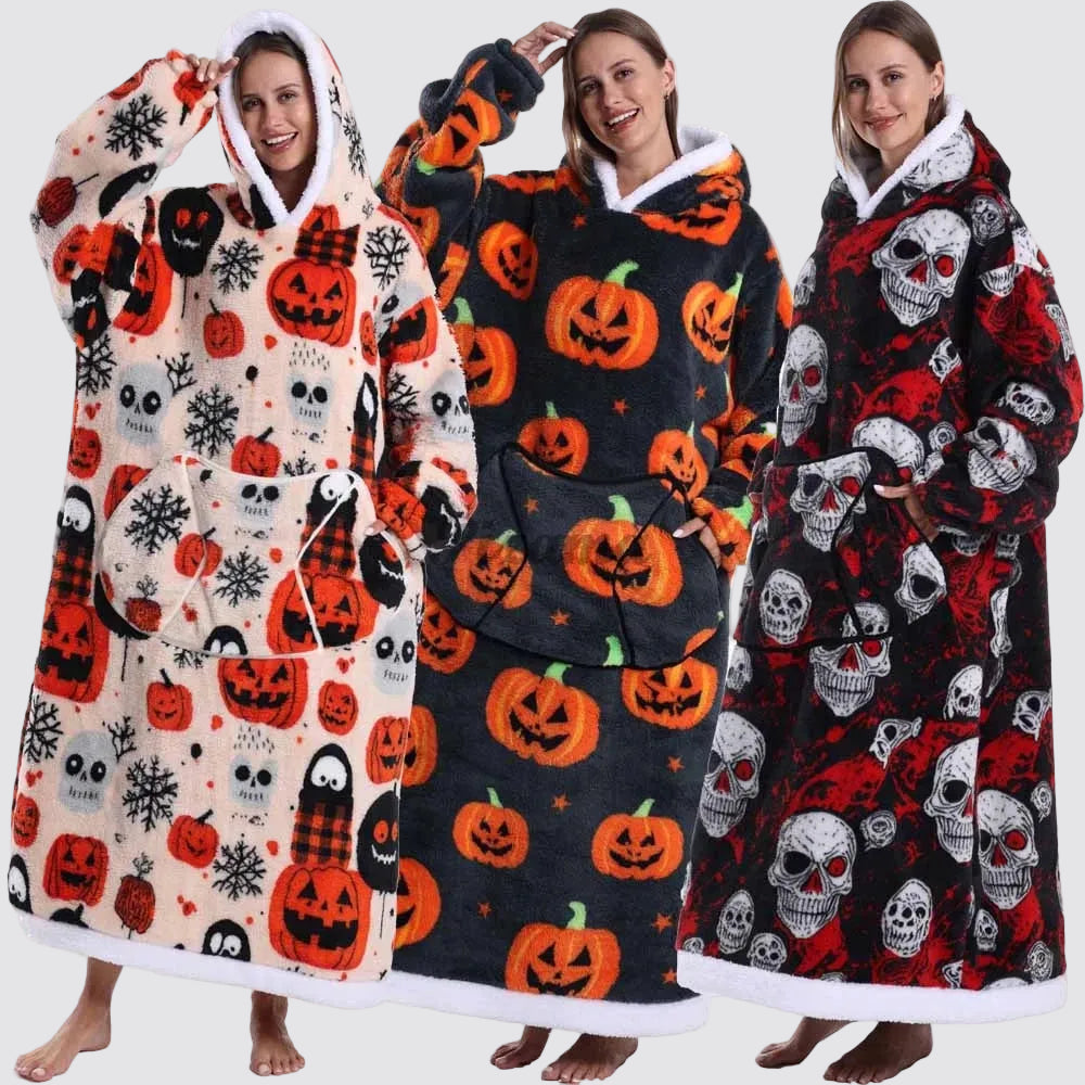 Oversized Portable Blanket Sweatshirt Adults Children