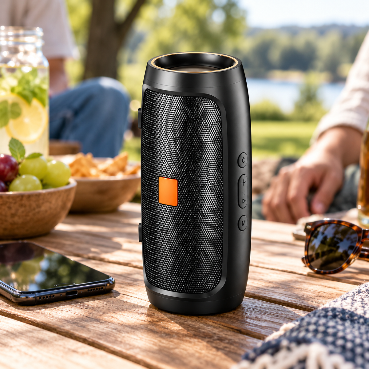 Bluetooth Lautsprecher Wasserdicht Tragbar Bass Stereo