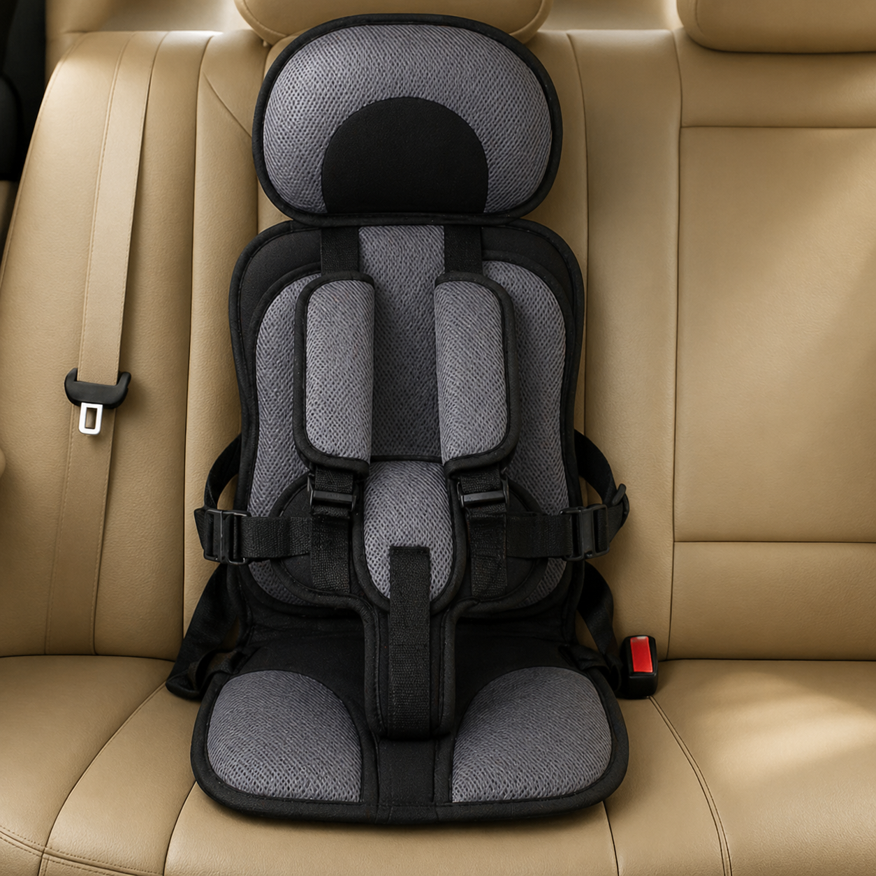 Siège auto enfant portable ceinture de sécurité polyester
