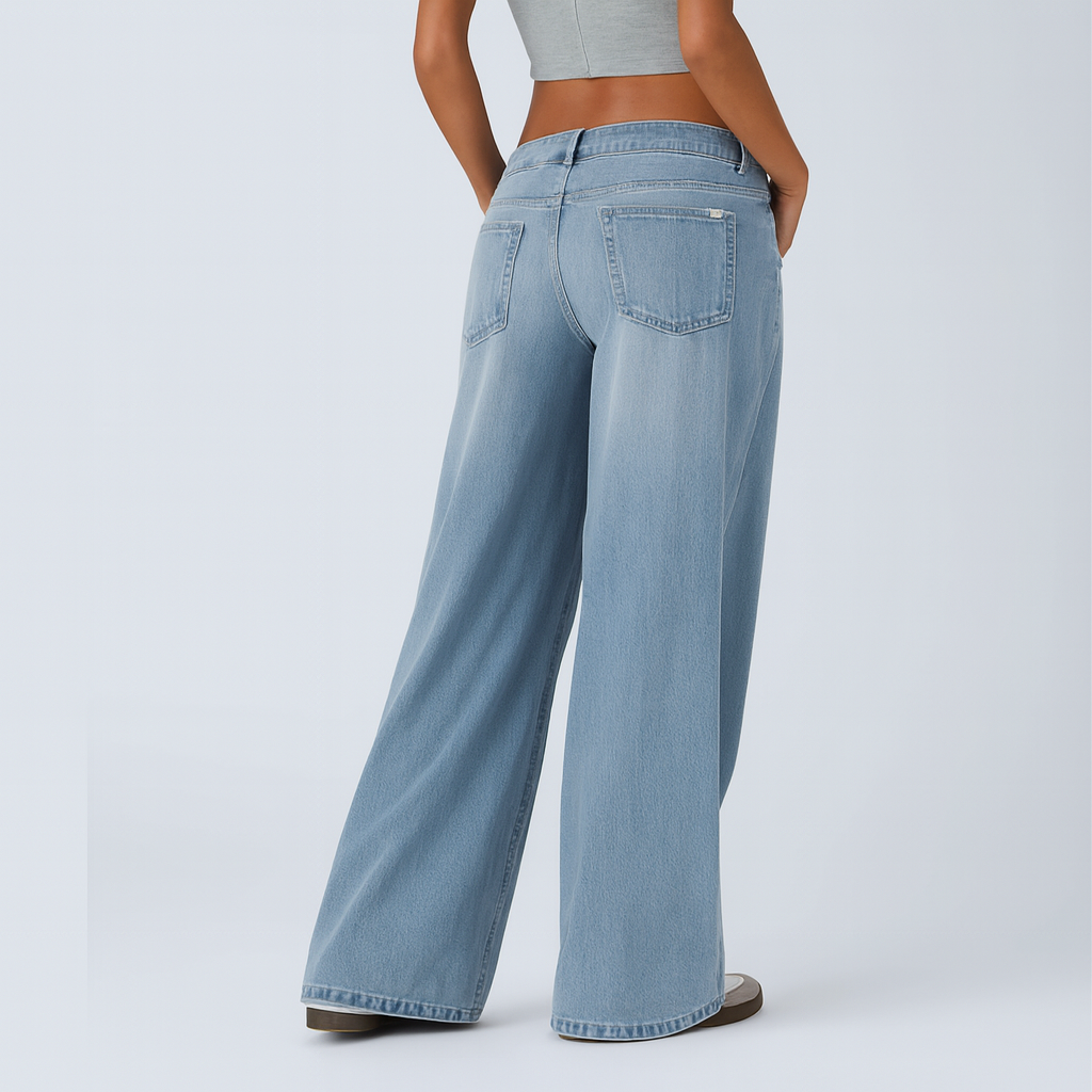Pantalon baggy en tissu pour femmes Long Ample Élégant
