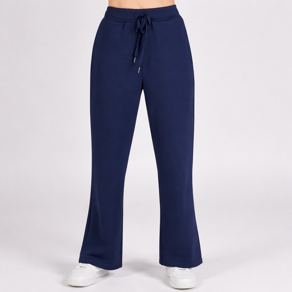 Pantalon moderne femme ensemble haut style festif