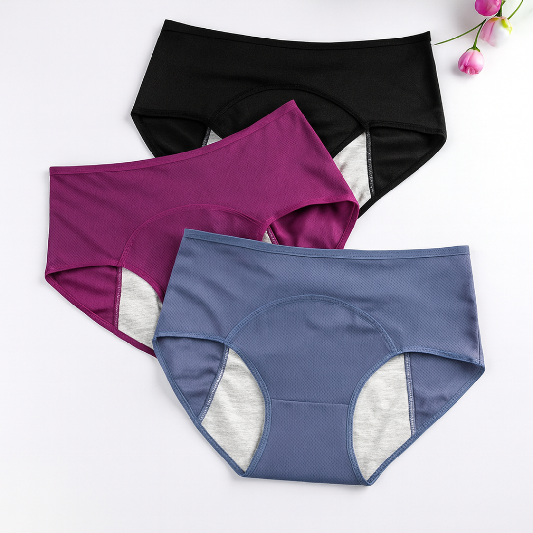 Women Underwear Soft High Waist Lounge Briefs