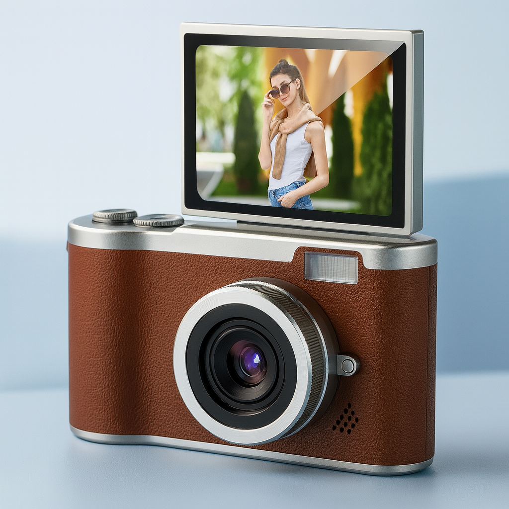 Digital Camera 4K Vlogging Camera Flip Display Video Photo