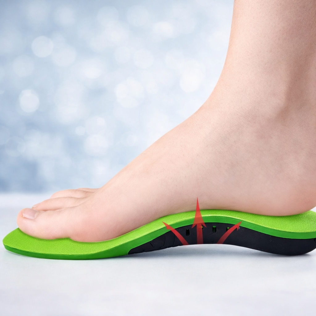 Einlegesohlen Orthopädisch Fußgewölbe Unterstützung Stoßdämpfend