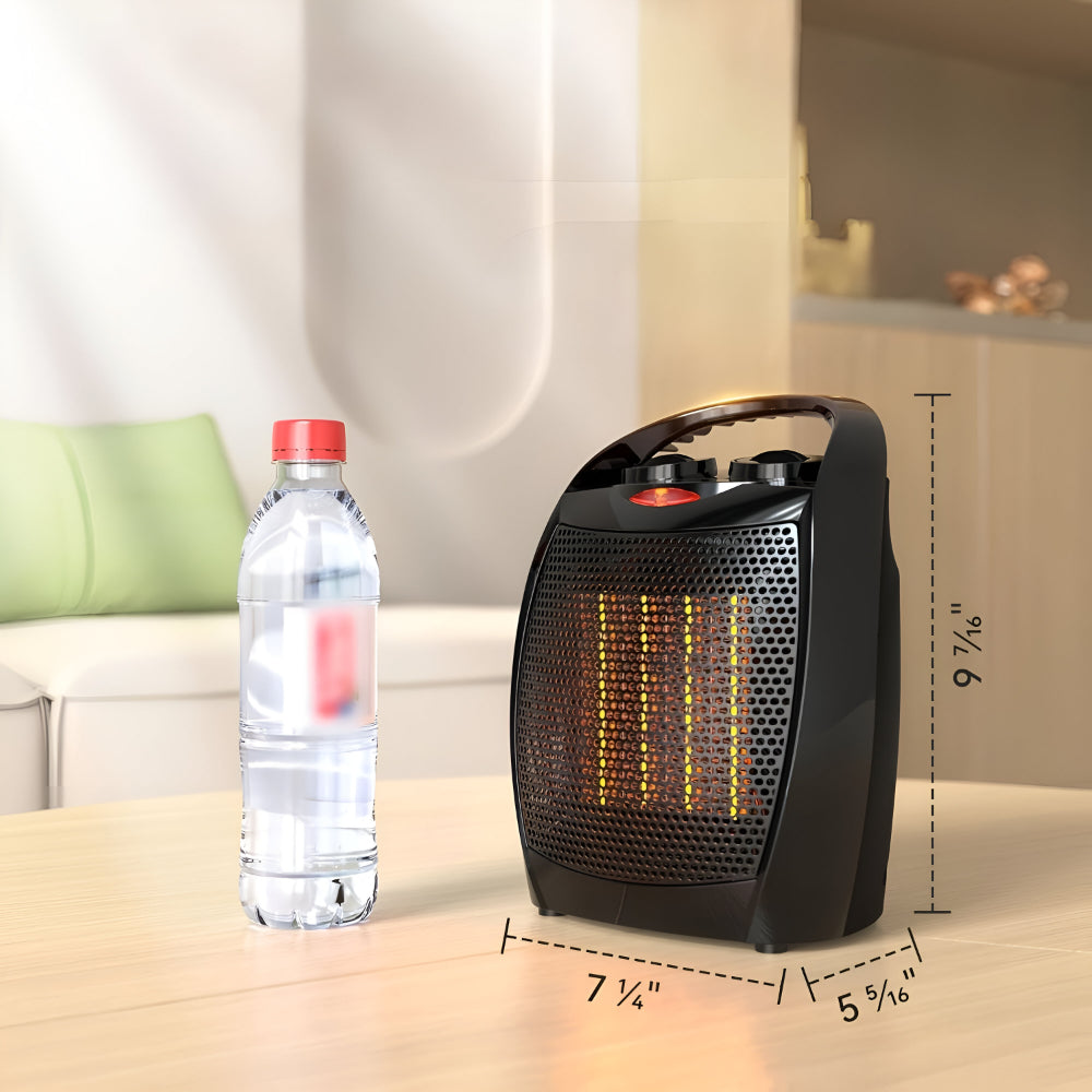 Ceramic fan heater 1500W portable energy-efficient quiet fast heating