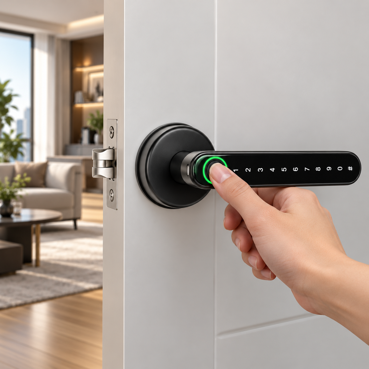 Fingerabdruck Türschloss Für Wohnung Einfache Installation