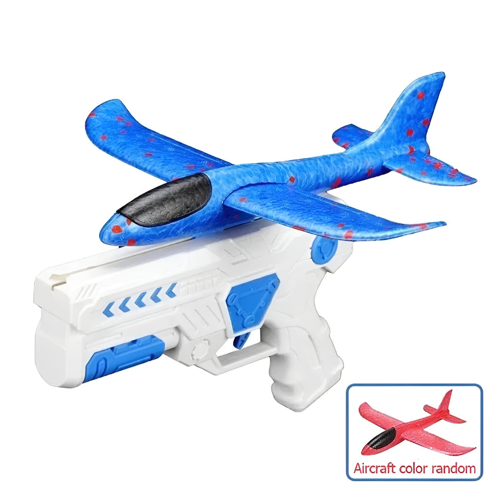 Airplane Toy Throw Glider Catapult Launcher Outdoor Game