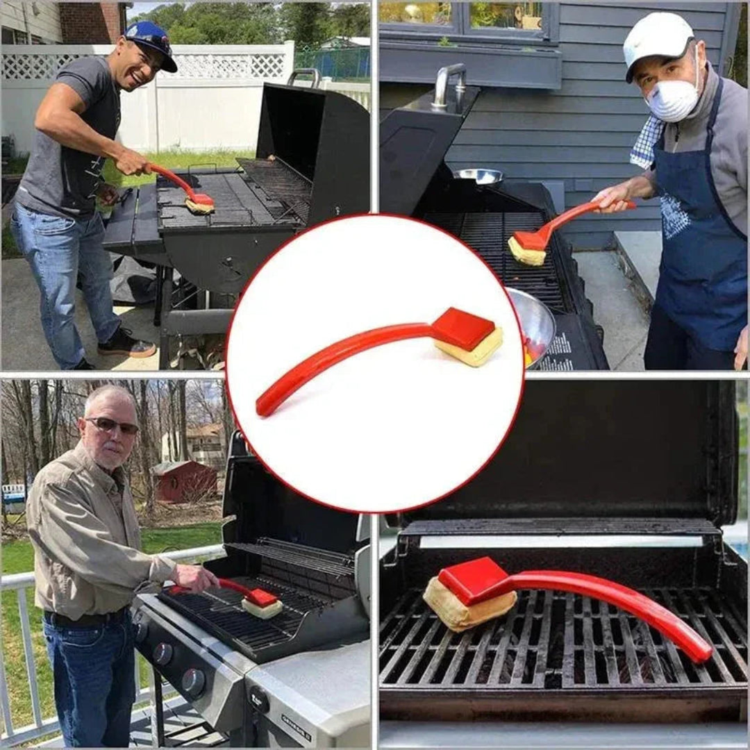 Grill Dampfreiniger Bürste Langem Griff2
