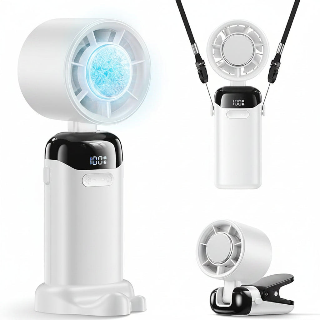 Ventilatore Mini Portatile Supporto Tavolo Raffreddamento USB