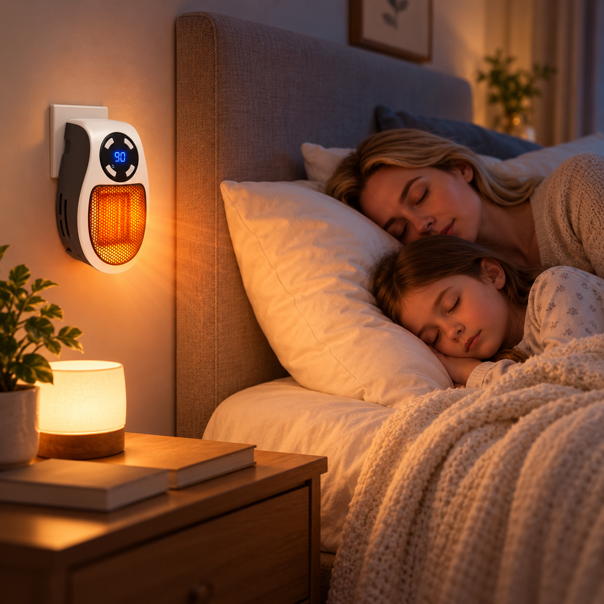 Heizlüfter Mit Thermostat Kompakter Schnelle Wärme
