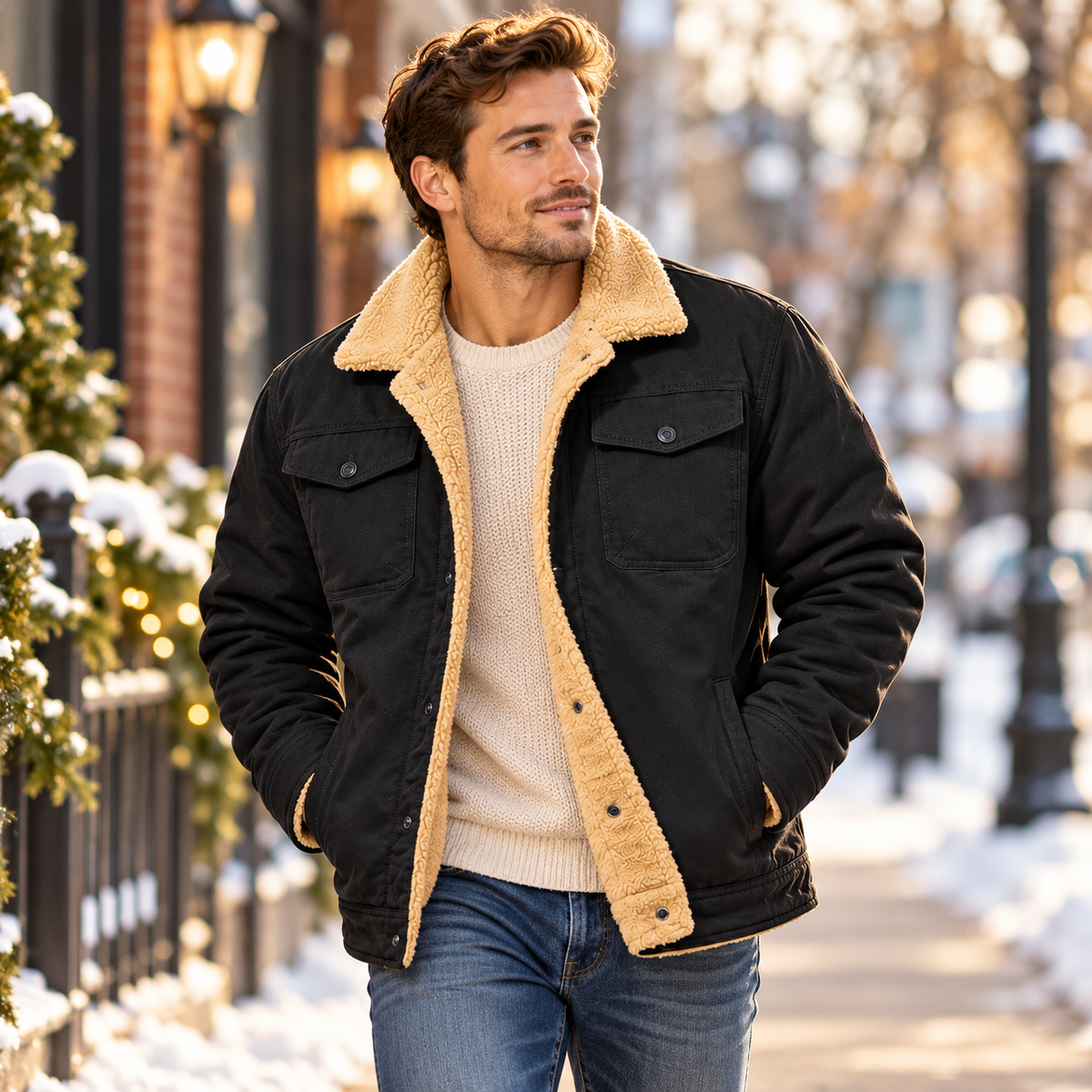 Herren Winterjacke Outdoor Jacke | Waterproof