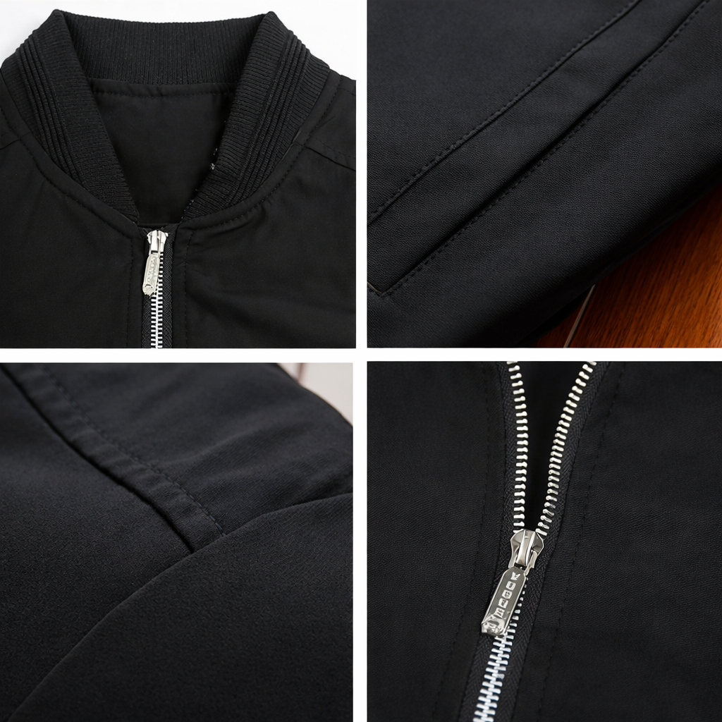 Men’s Transitional Winter Bomber Jacket Short Lightweight
