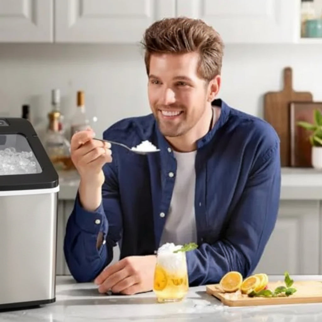 Ice Cream Maker Fast Cooling Compact Quiet