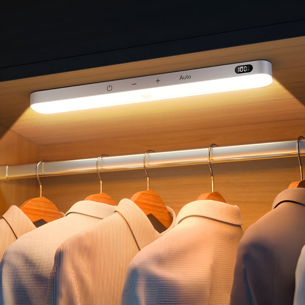 Licht mit Bewegungsmelder LED Schrankbeleuchtung Warmweiß Wiederaufladbar