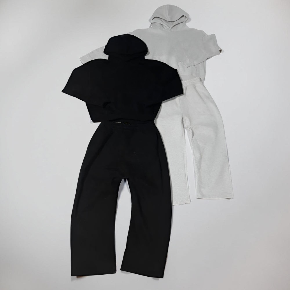 Chándal para hombre con capucha, conjunto de ropa casual y para estar en casa