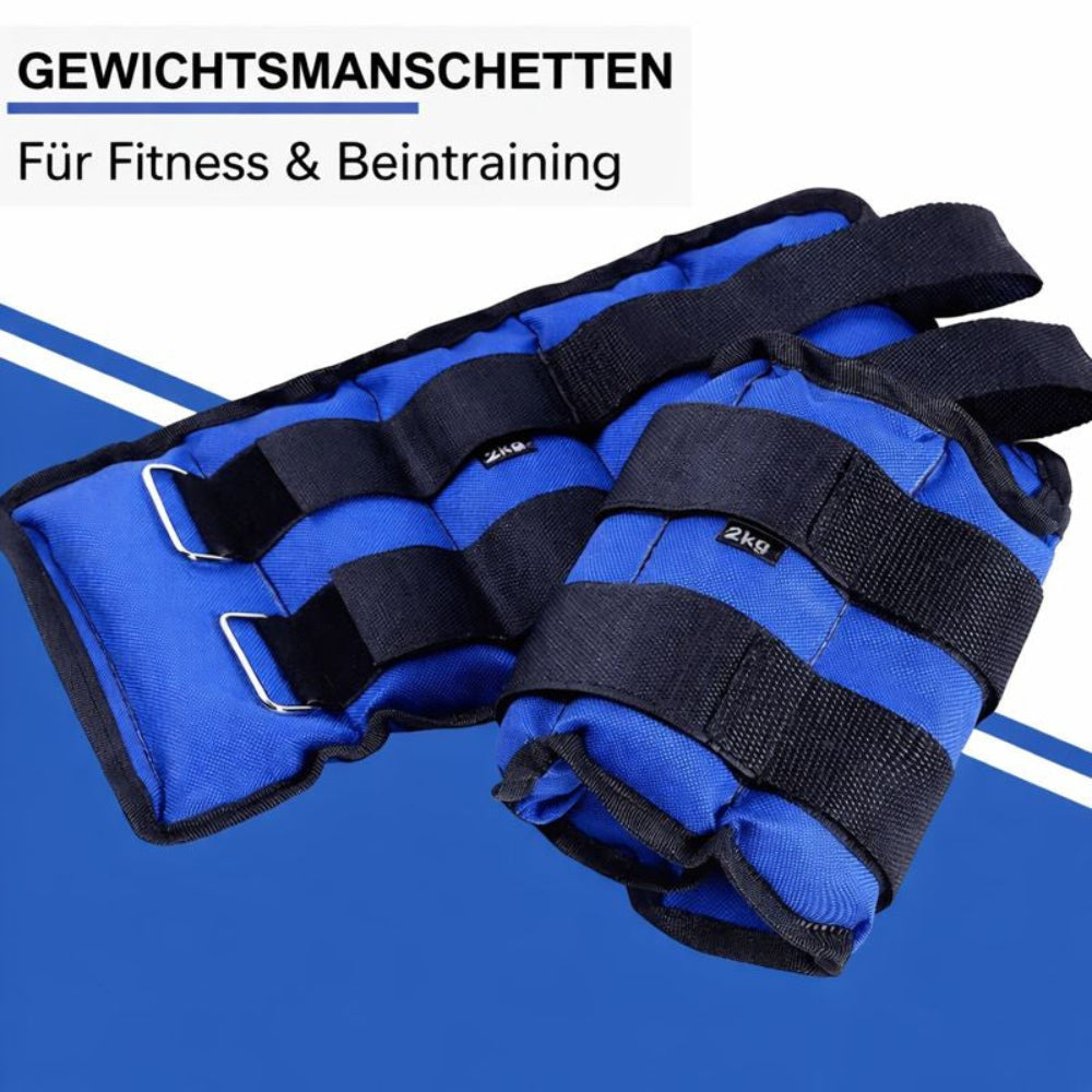 Pesas para Tobillos Fitness Muñequeras Ajustables para Entrenamiento