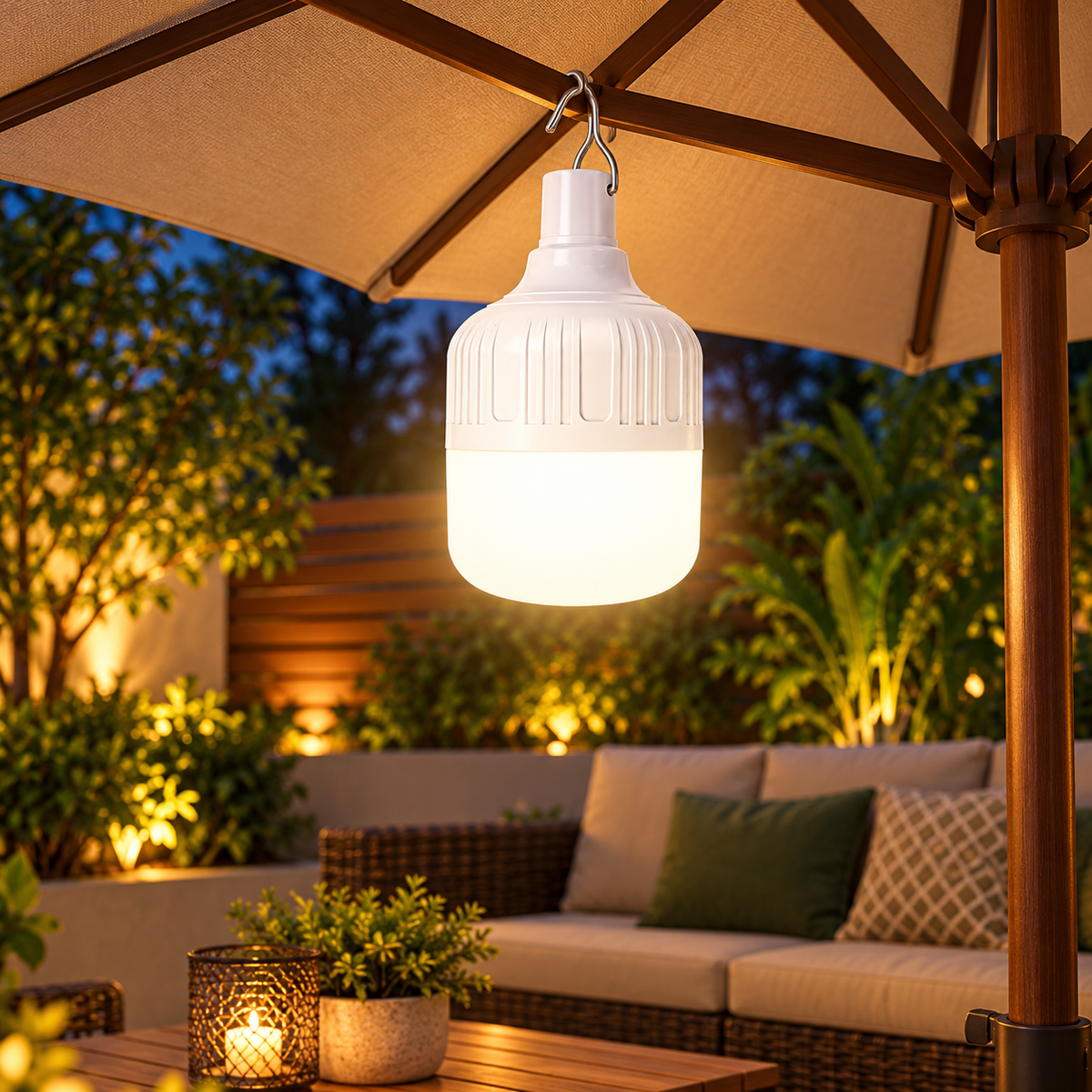 LED Campinglampe Tragbare Lampe Wasserfest Haken
