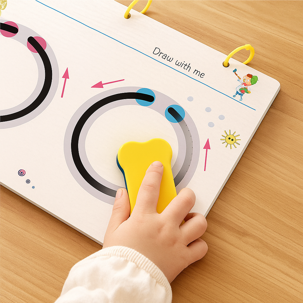 Learning booklet children writing learn wipeable preschool exercise book