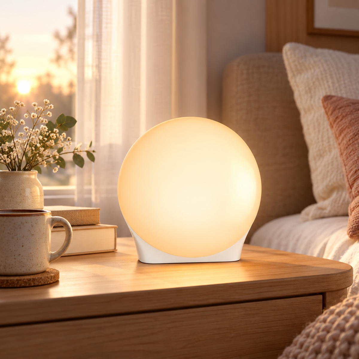 Lichttherapielampe Für Winterdepression Timer Tischlampe