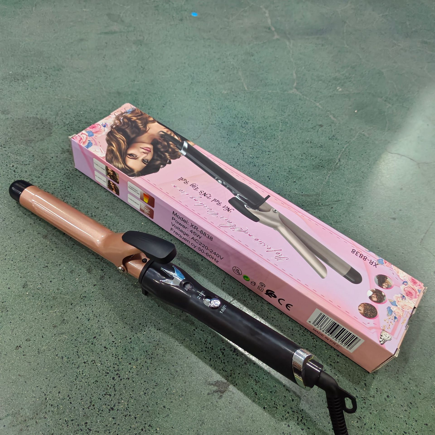 Pro Ceramic Curling Wand for Soft Wave Styling