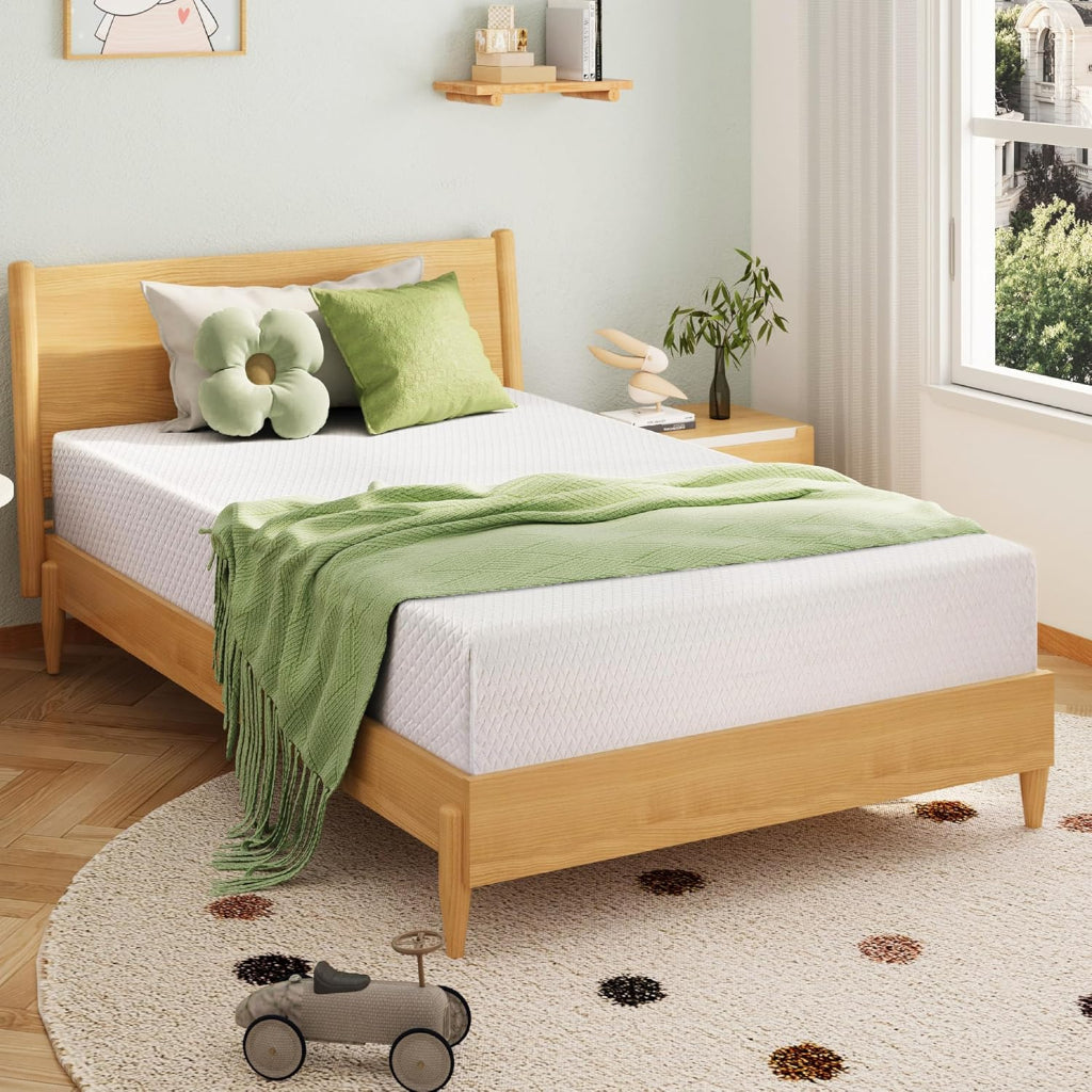 Green Memory Foam Mattress Sleeping Mat Restful Sleep