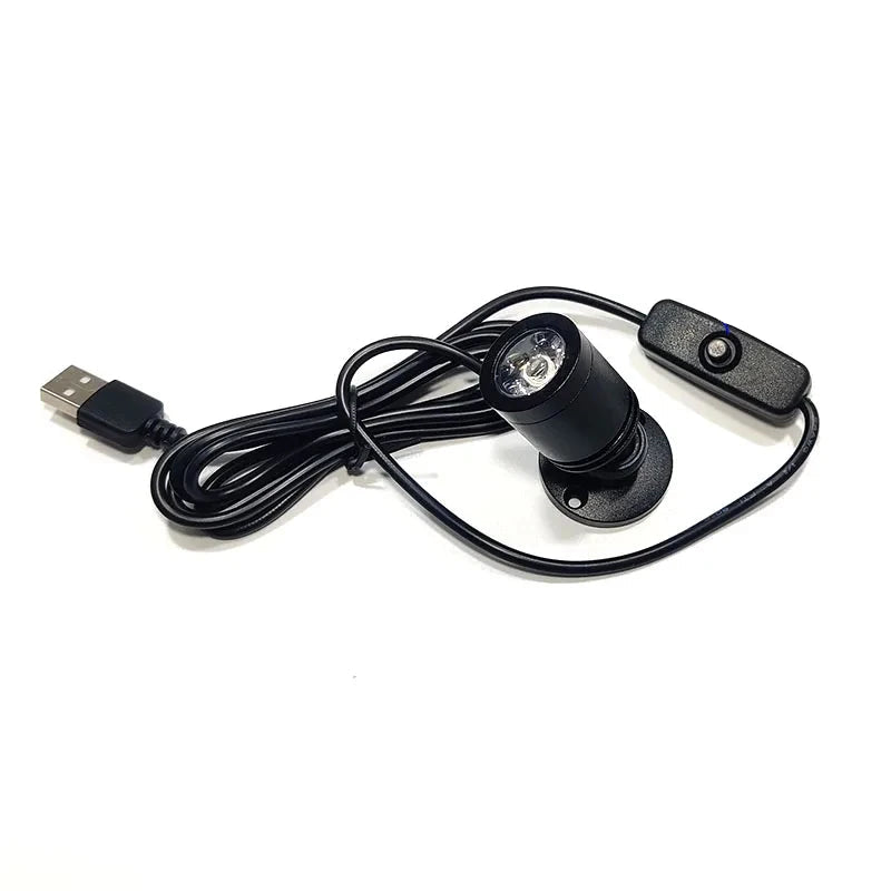 Mini LED Spotlight USB Connection – Adjustable Accent Light in Warm & Cool White, 1W/3W, 30° Beam Angle, Aluminum Finish - Image 3