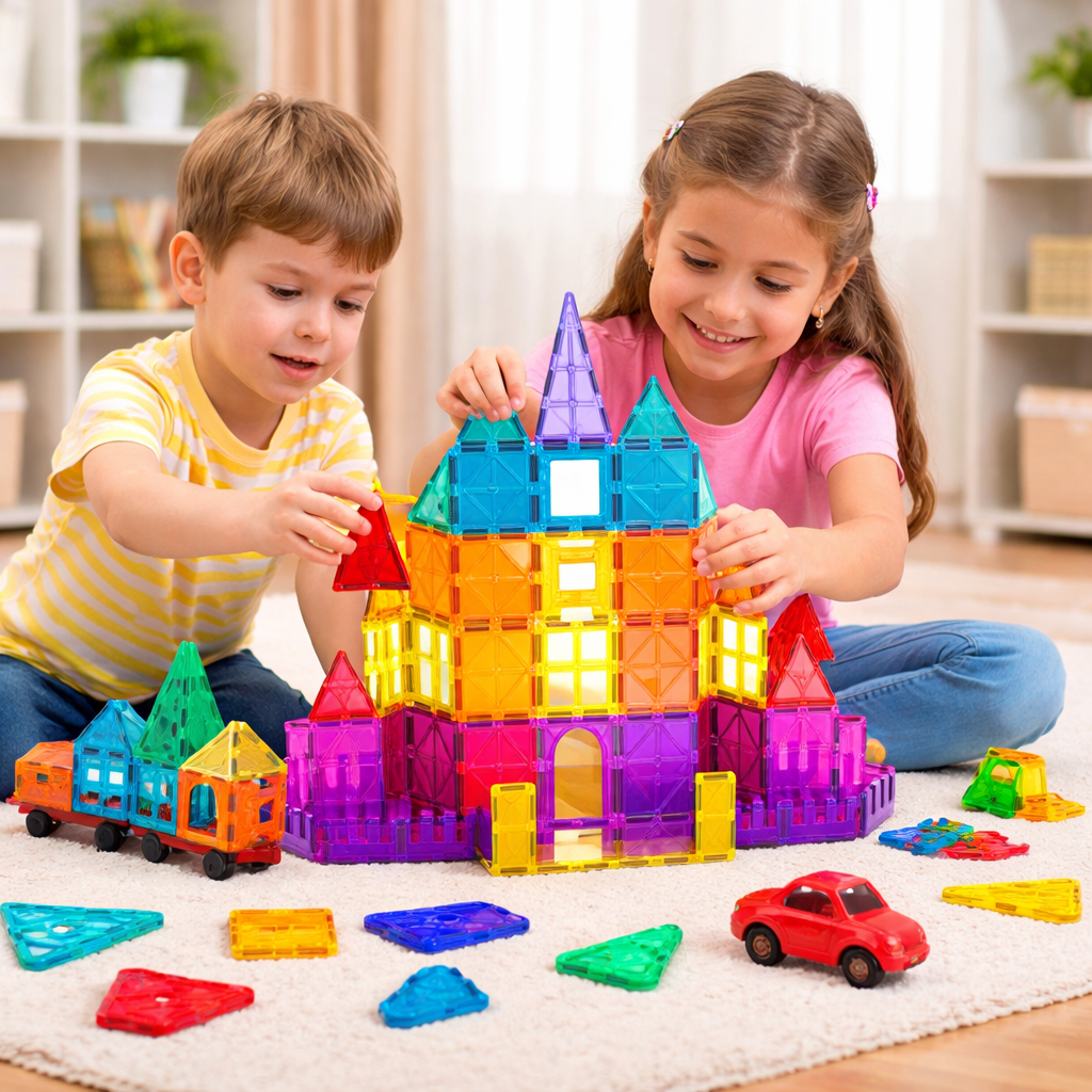 Magnetic Building Toy Set Construction Toy Kids