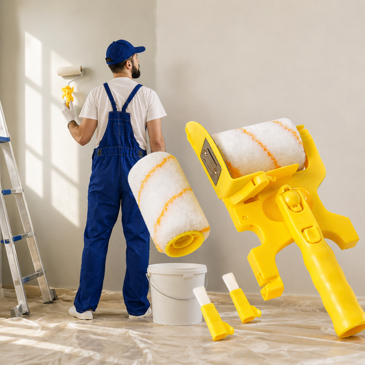 Painter roller precision roller paint roller edge painter set