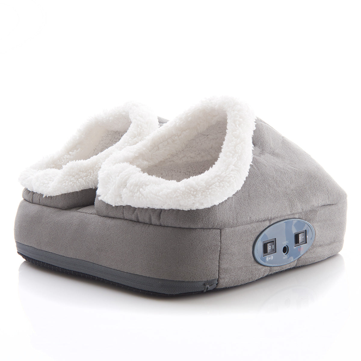 Massagegerät Fußwärmer Vibrationsschuhe Fleece Wärme Fußmassage7