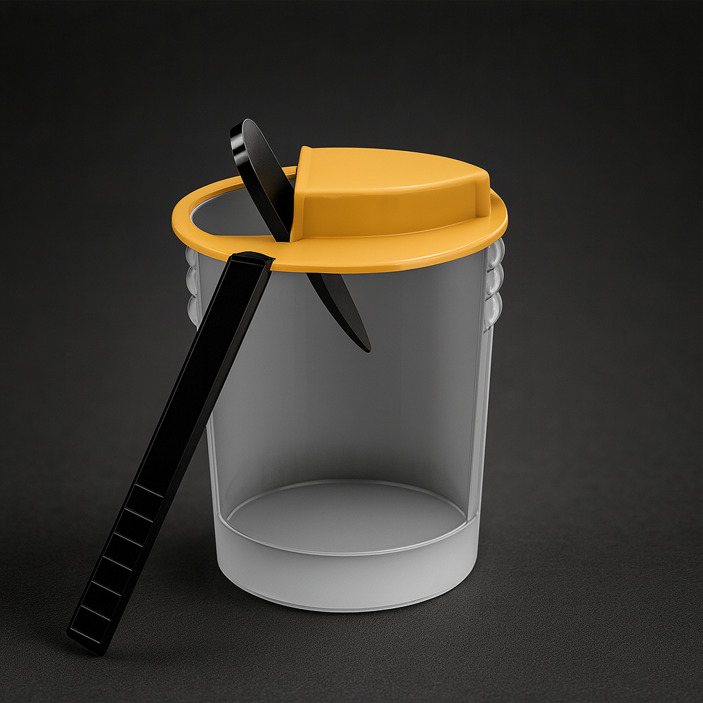 Mausefalle Klappdeckel Selbstschließende Eimerfalle Schädlingsschutz