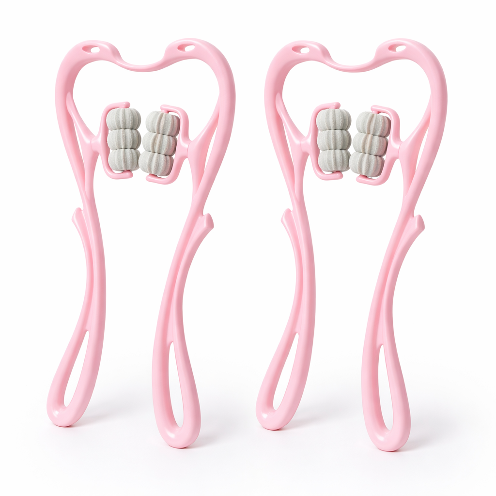 Masajeador de Cuello Ergonómico Manual Relajación de Columna