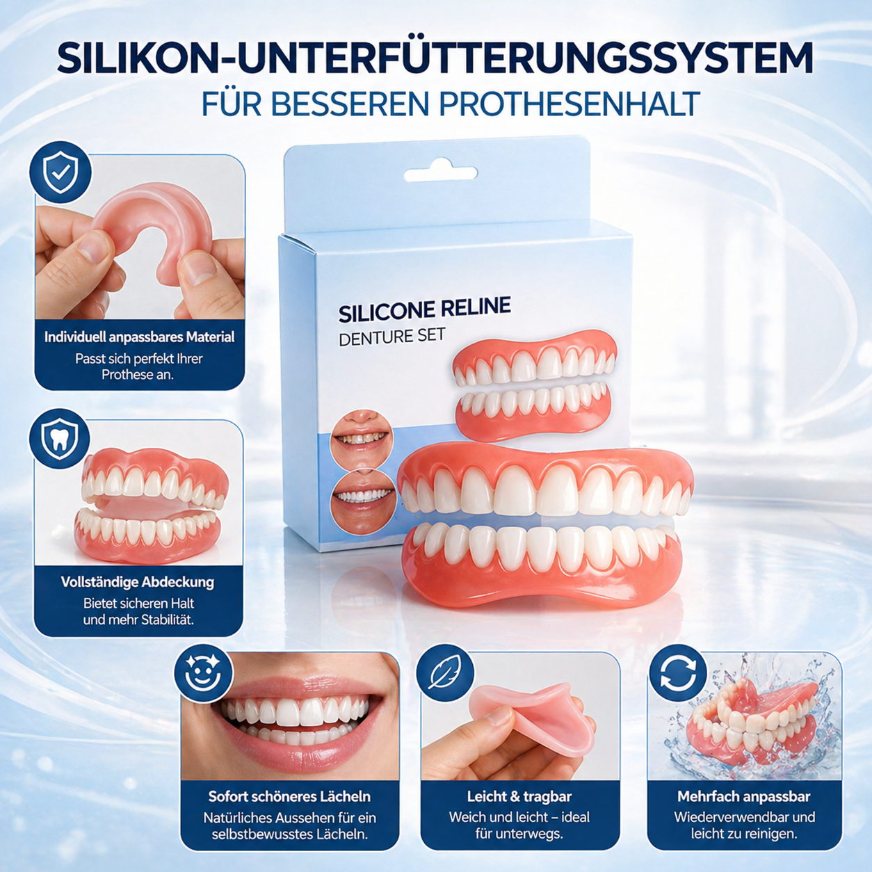 Prosthesis Silicone Adjustment Set Easy to Use Prosthetics