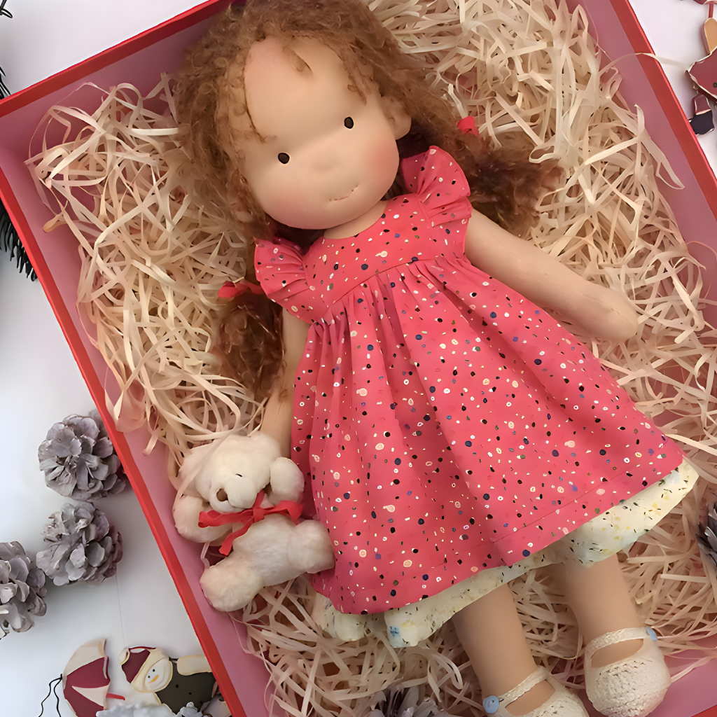 Puppe Stoff Handmade Weiche Spielpuppe Kreative Kinderpuppe