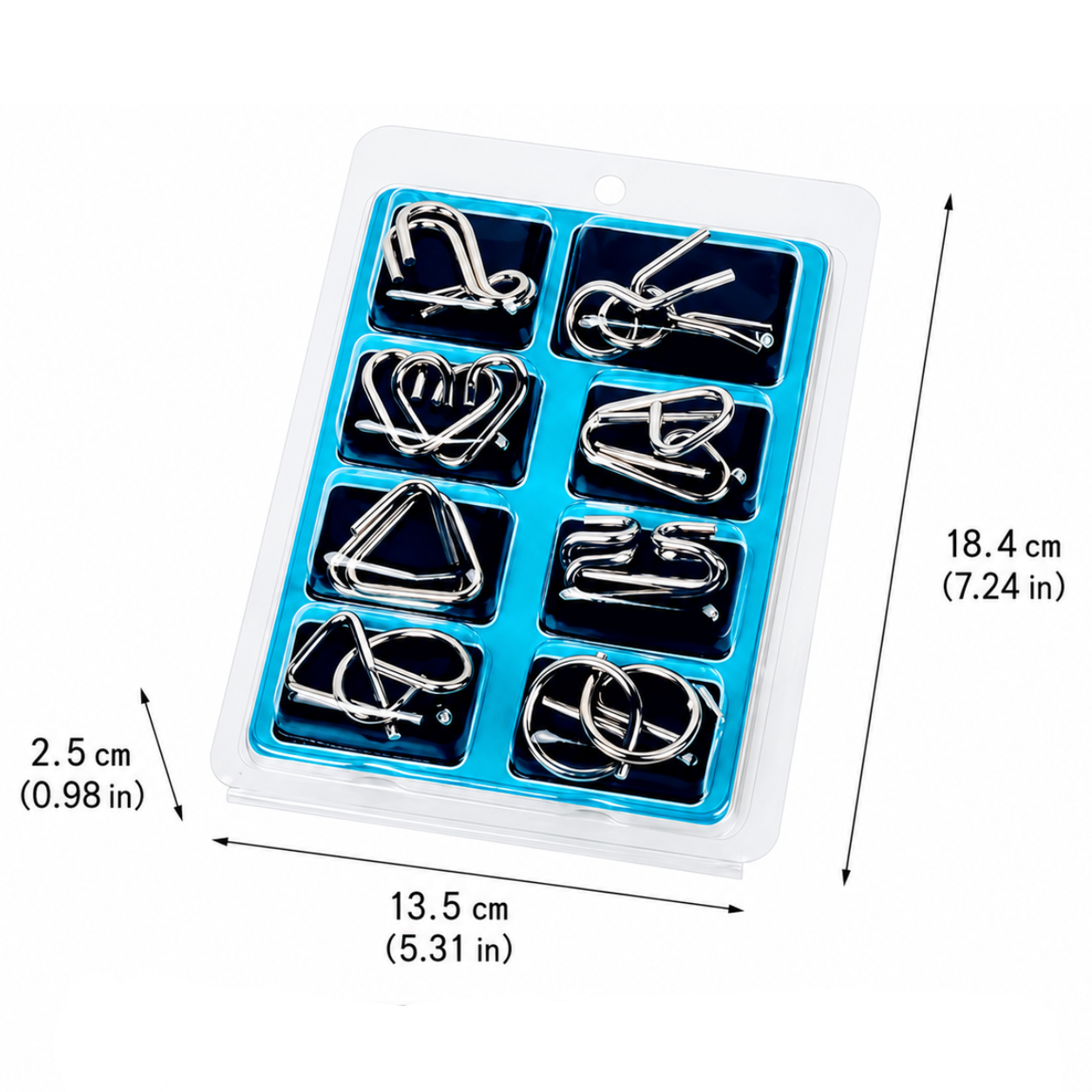 Puzzle game thinking game metal patience game logic game set children