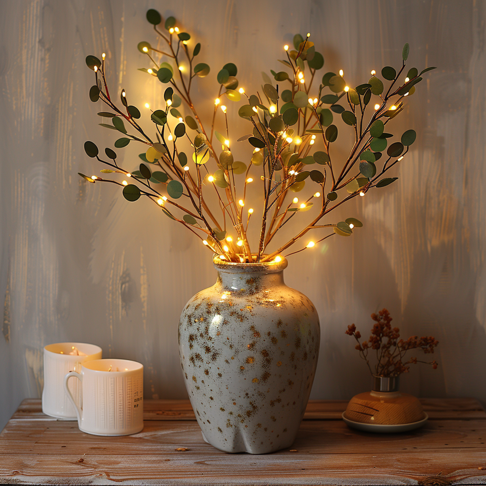 LED Deko Zweige Warmweiß Vase Beleuchtung – Verodie