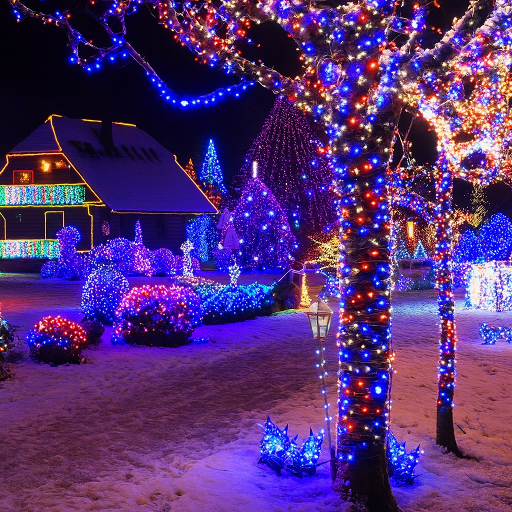 Christmas lighting indoor string lights Christmas decoration lighting