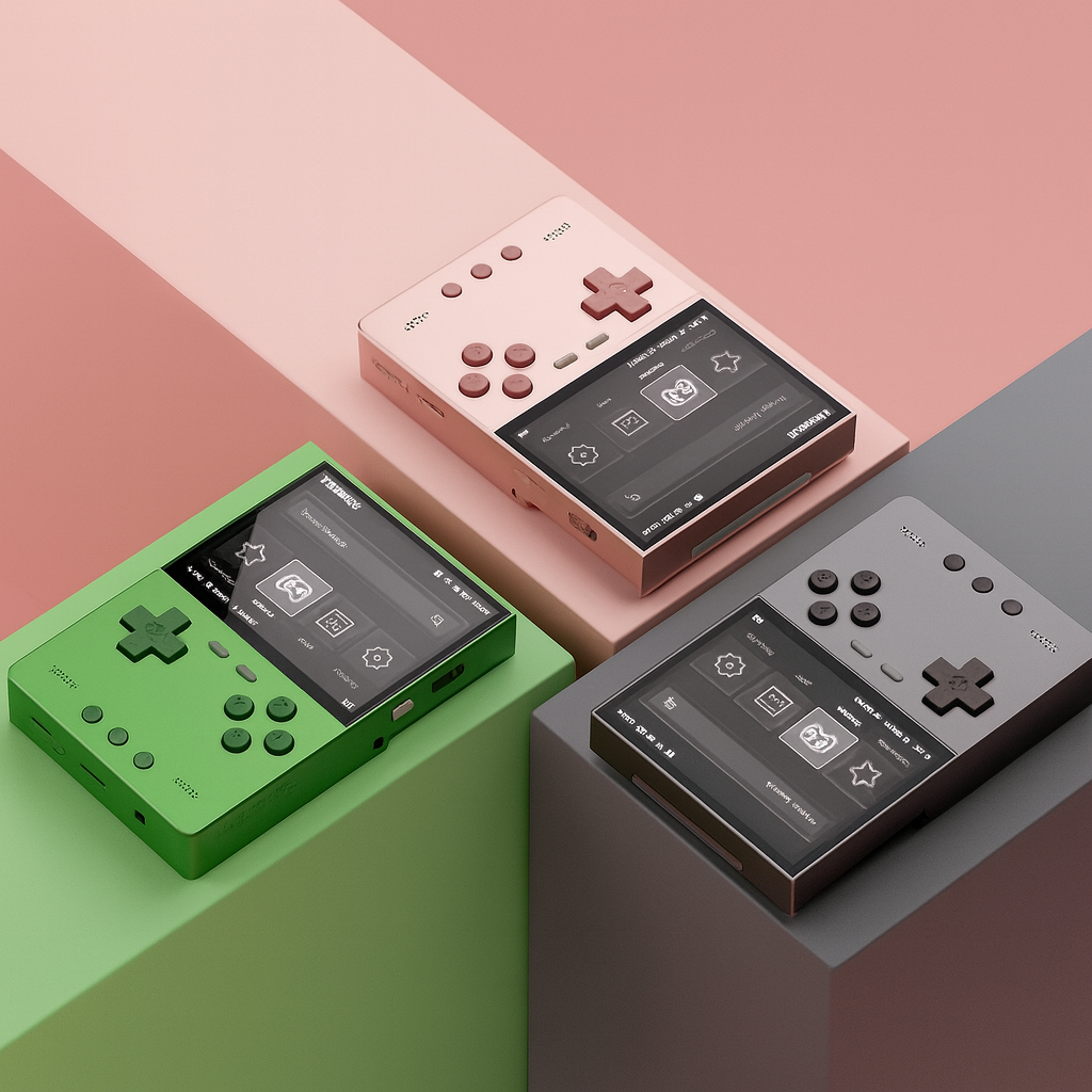 Retro Games Portable Metal Console CNC Design Handheld Player