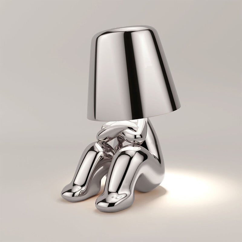Tischlampe Gold Modern Designfigur LED Licht