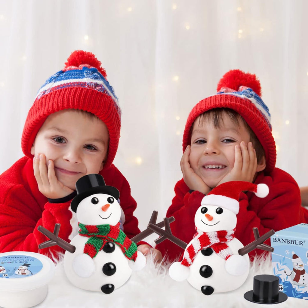 Snowman Craft Kit Children Christmas DIY Snowman Creative Set
