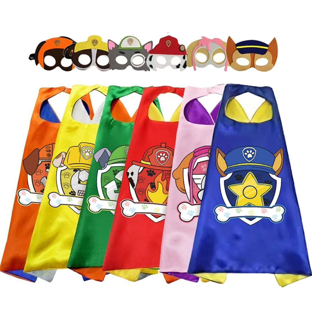 Costumes d'Halloween pour enfants Super-héros Cape et masques