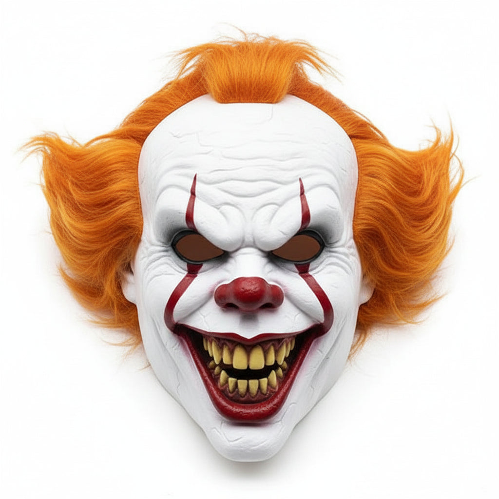 Masque Halloween Clown d'Horreur Costume Effrayant Adulte