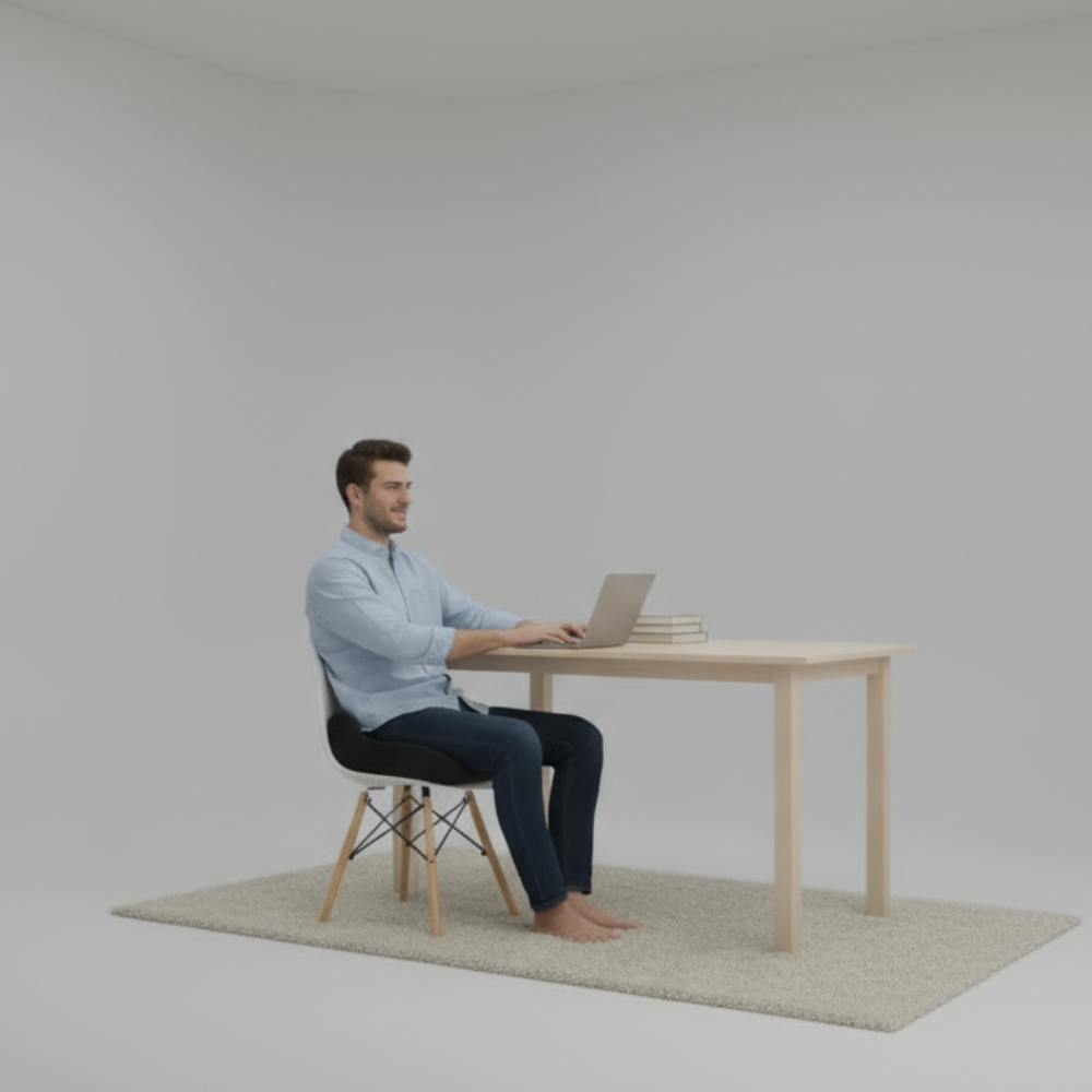 Sitzkissen Orthopädisch Memory Foam Steißbein Entlastung Büro Auto