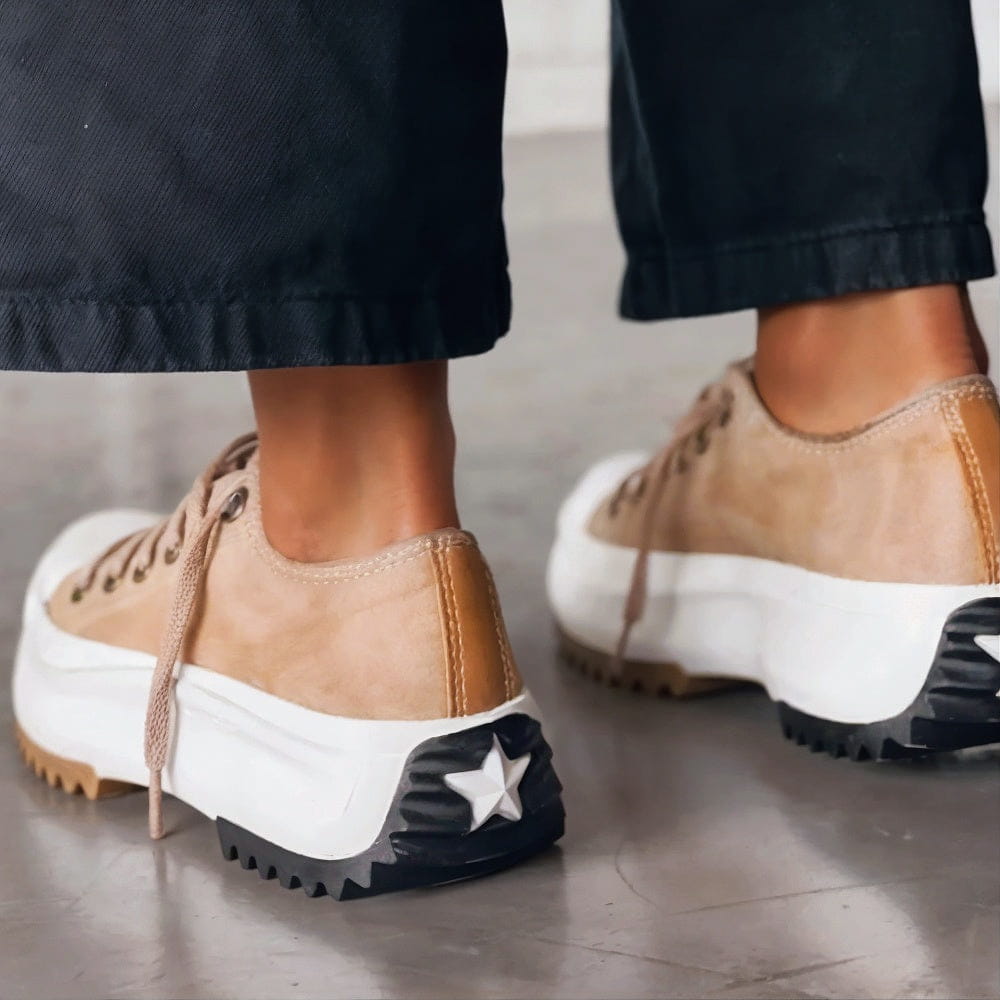 Zapatillas deportivas para mujer con plataforma, cómodas para uso diario y ocio