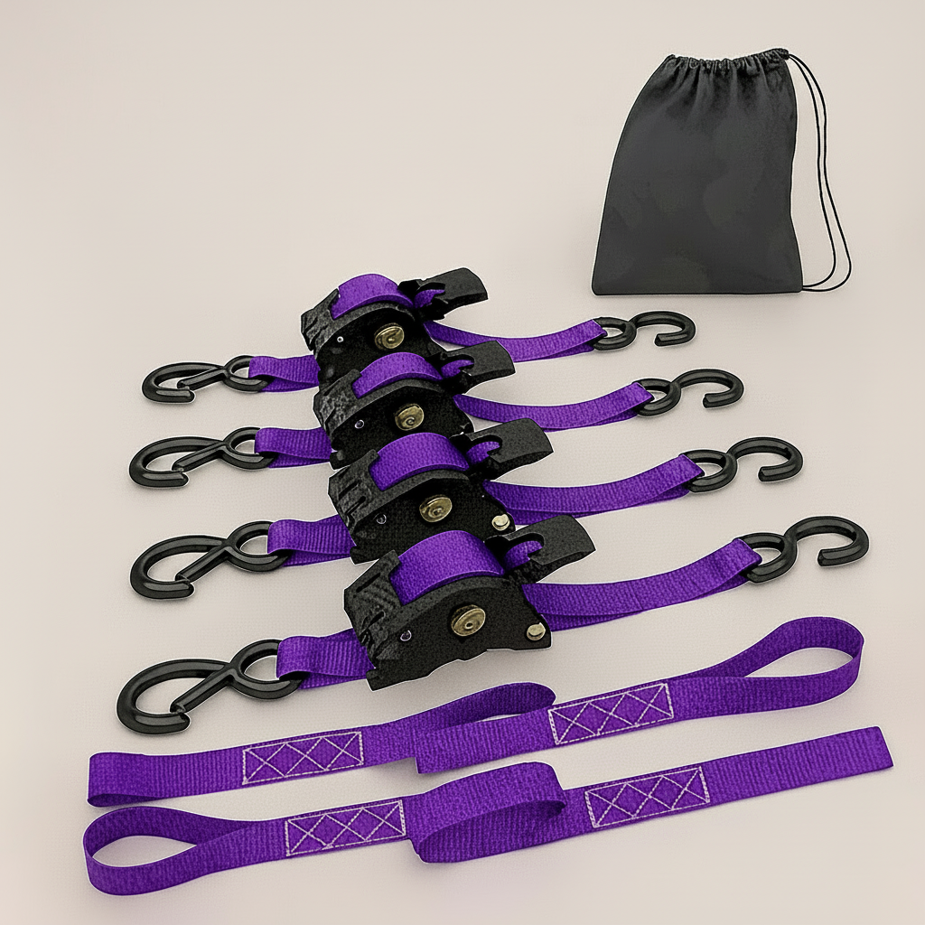 Spanngurte Automatisch Zurrgurt Set Heavy Duty Ladungssicherung