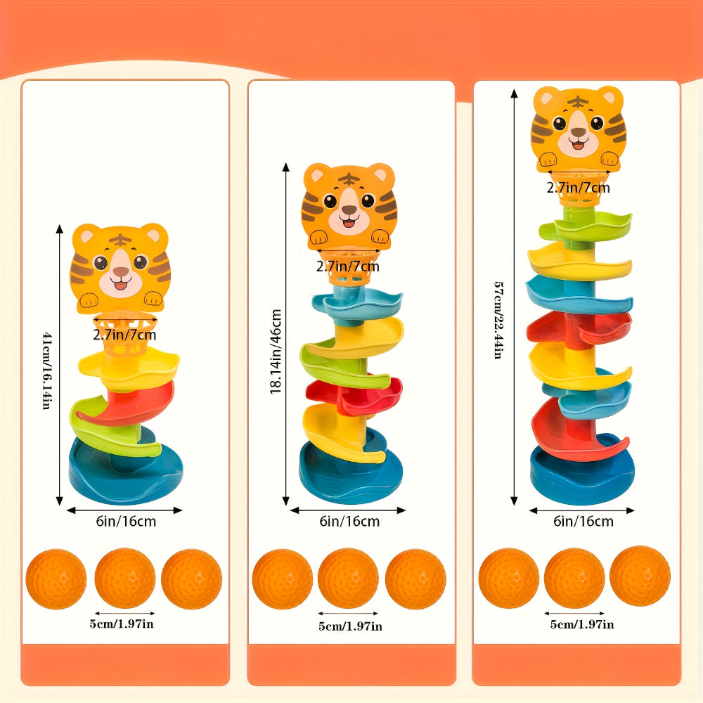 Toy for toddlers marble run educational game made of sturdy ABS